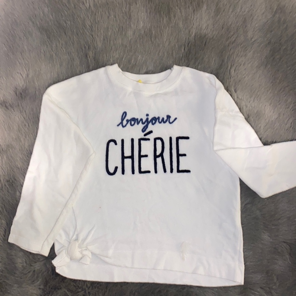 Zara girls sweatshirt size 7
